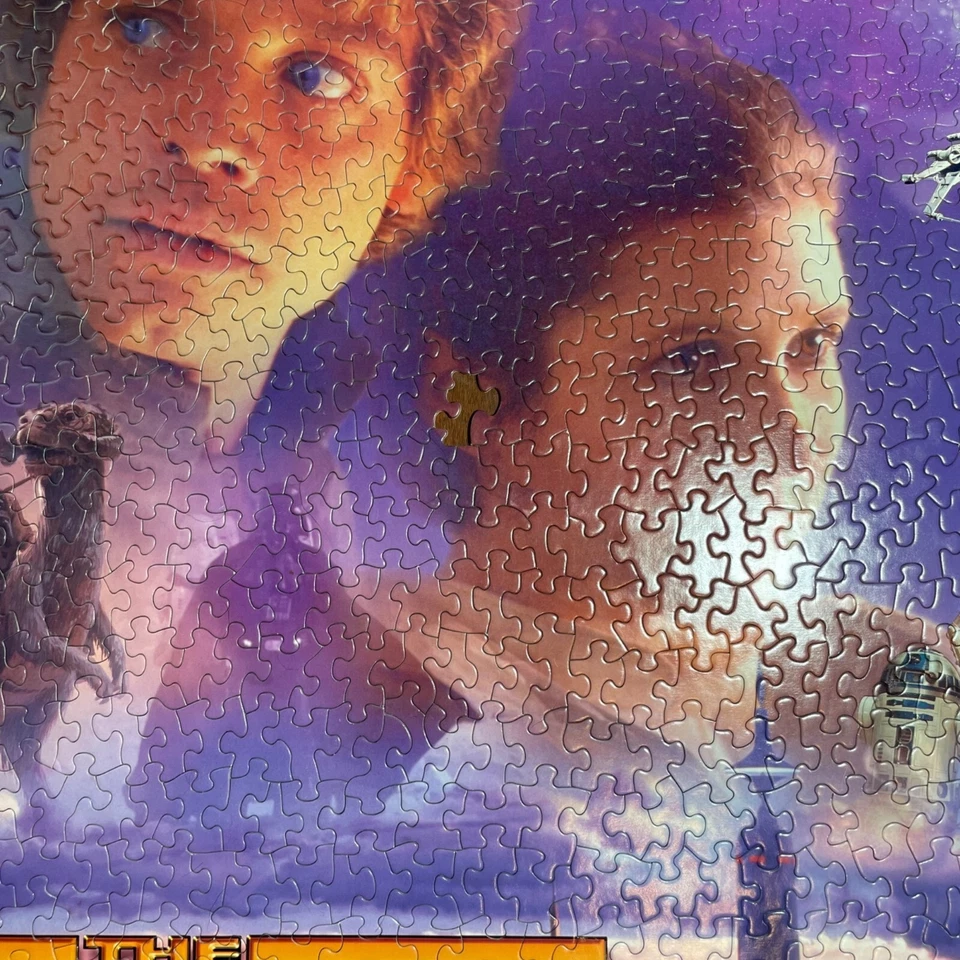 Empire Strikes Back Springbok Puzzle Star Wars 1500 1997 USA Missing 2 pcs! - Image 3 of 4