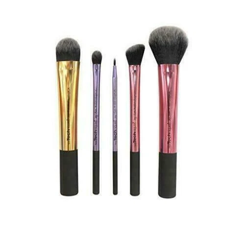 REAL TECHNIQUES MAKEUP BRUSH DELUXE GIFT SET 5pc COLLECTOR'S EDITION USA BRUSHES - Image 4 of 4