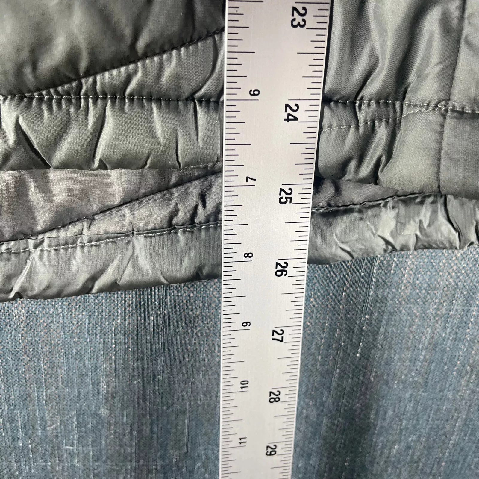 north-face nylon quilted puffer jacket
