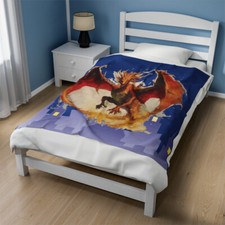 L'AMOUR DE SOI Dragon's Embrace Plush Blanket