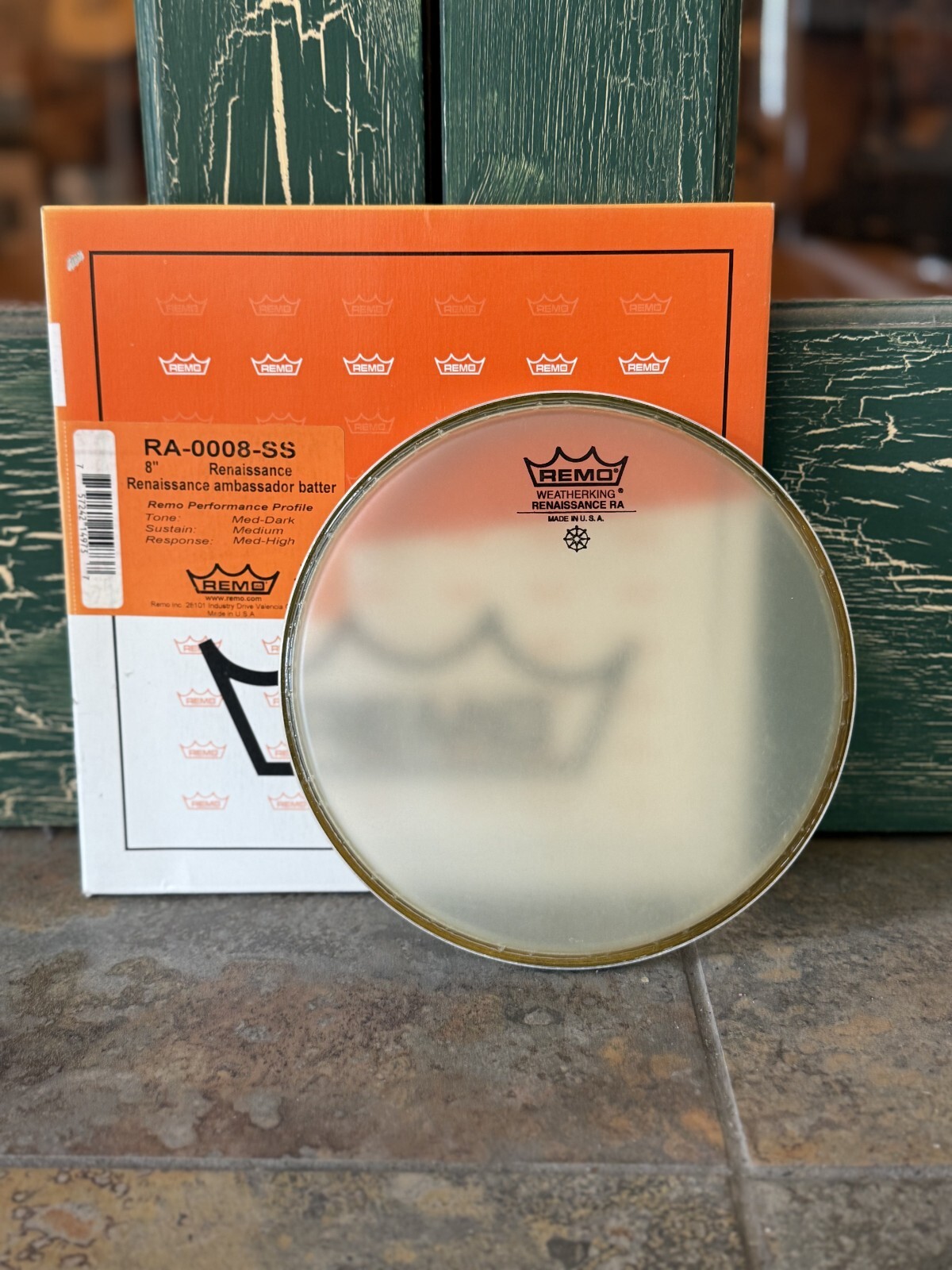 Remo Renaissance Ambassador Weatherking Batter 8" Drum Head
