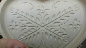 The Pampered Chef VTG 2000 USA Stoneware Cookie Press Mold Bake Kitchen Deco EUC