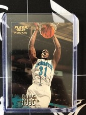 ROSE Malik # 193 Rookie Card Basketball Fleer 96-97 Charlotte Hornets Spurs NBA