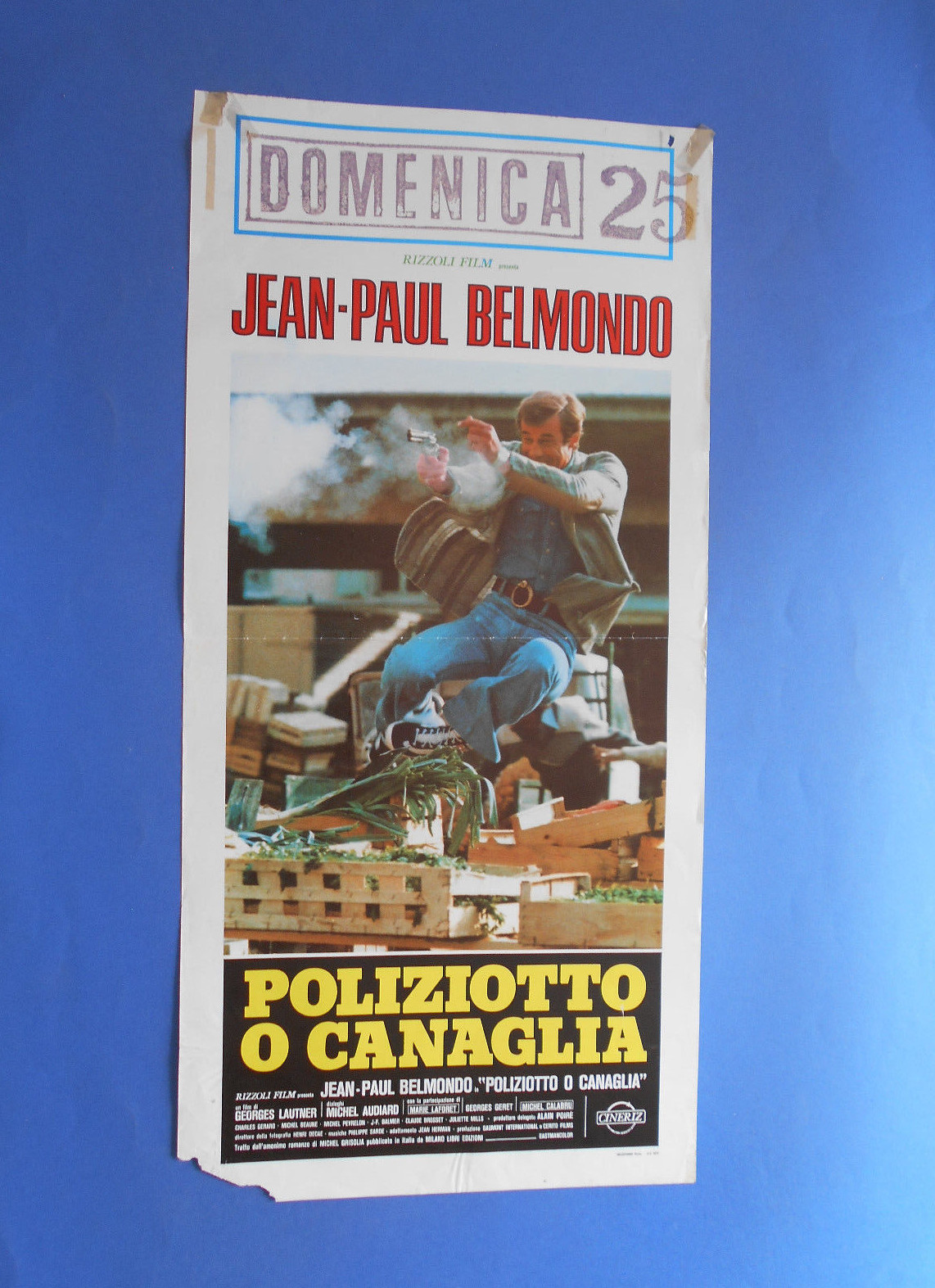 Locandina originale film Poliziotto o canaglia (1979) - Regia di Georges Lautner