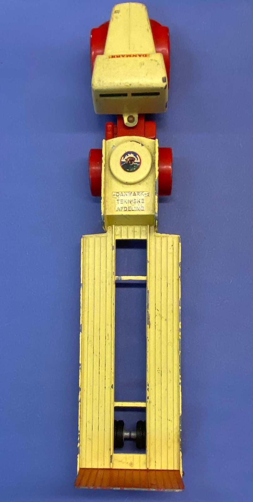 VINTAGE TEKNO SCANIA-VABIS 76 DIECAST HAULER FROM DENMARK #861 NICE ORG'L. PAINT