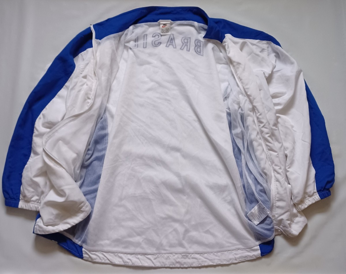 Vintage 1998 Brazil National Soccer Team Warm Up Windbreaker