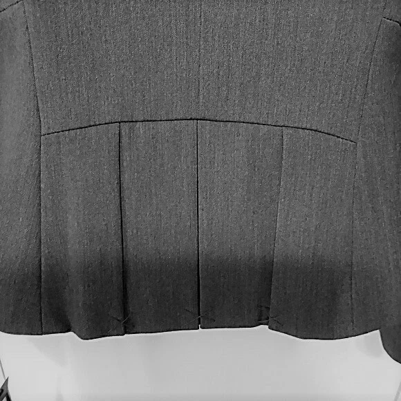 Blazer Rafaella feminino cinza terno de um botão jaqueta nova com etiquetas - Tamanho 6 - Imagem 3 de 4