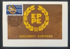 CARTE PREMIER JOUR TIMBRE N° 2306 PARLEMENT EUROPÉEN 1984 OBLITÉRÉ STRASBOURG