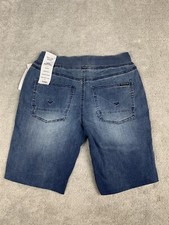 Hudson Kids Denim Pull-On Knit Short Size XL Draw String Raw Hem NWT