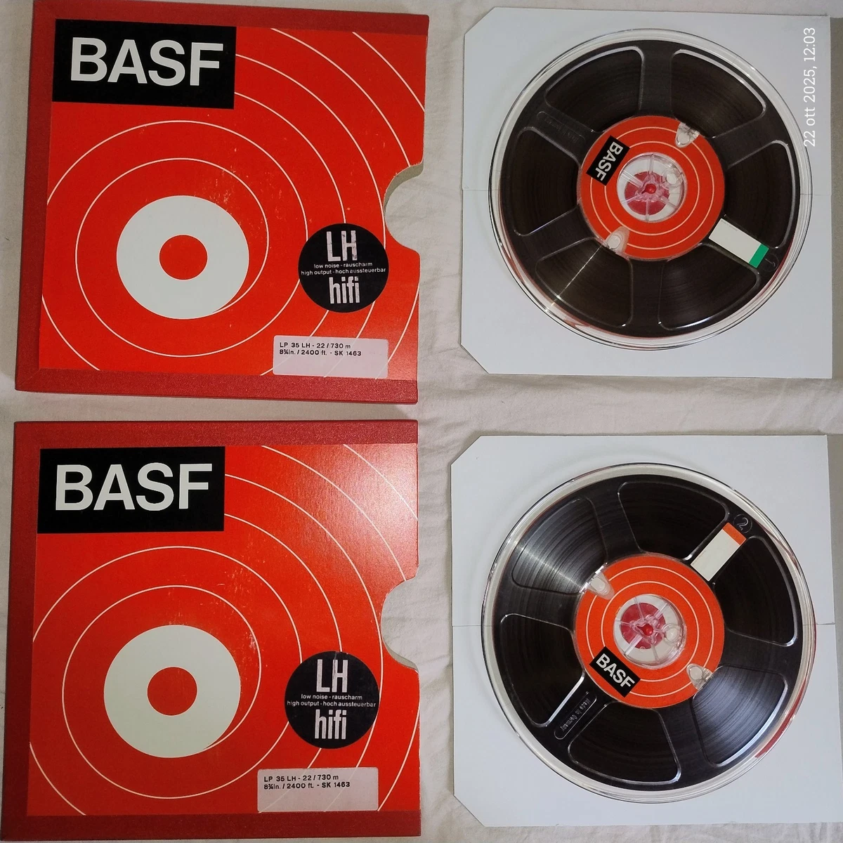 Nastro Magnetico AGFA PE41 Bobina 7'' 2400 Piedi – Formato DP, Usato