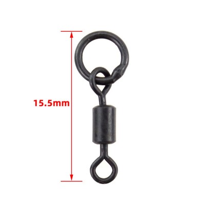 Precision Engineered Karpfenangeln Wirbel 20 Stück Snap Swivels mit massivem Ri