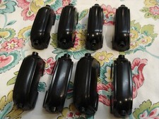 SET/Eight '90s/'00s TAMA SNARE DRUM LUGS. BLACK MATTE. TAIWAN