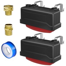 EyGde 2 PCS Water Trough Float Valve 3/4" Automatic for Livestock Poultry