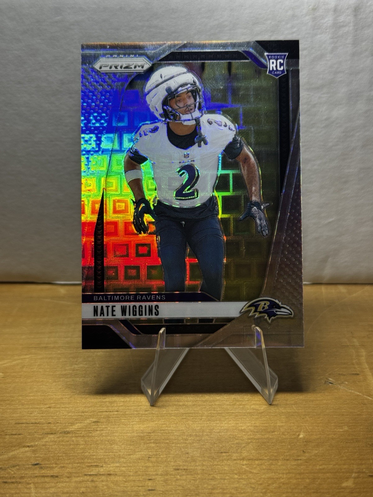 #380 Nate Wiggins (RC) Pandora /400 - 2024 Panini Prizm - Ravens