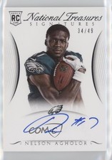 2015 National Treasures Rookie Signatures RPS 34/49 Nelson Agholor Auto 0a6