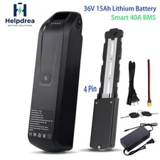 36V 15Ah Hailong Lithium Battery 40A BMS 4Pin for 200W-1500W Ebike Electric Bike
