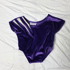 Build a Bear Velvet Purple Gymnastics Dance Ballet Leotard