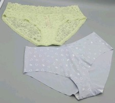 Lot Of 2 NWT Victoria's Secret PINK Hiphugger Hipster Panty Size Large L   J