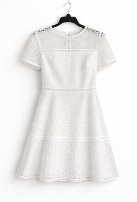 Ted Baker Damen Allara Spitzenkleid Gr. 3 Uk Größe 12 Neu Mit Etikett