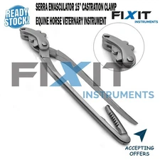 Serra Emasculator 15" Castration Veterinary Stainless Steel German Grade