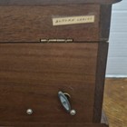 Vintage Musical Wooden Jewelry Box Brown With Gold Trim  — photo 5