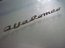 Alfa Romeo Chrome Script Emblem Oem 11 Alfa Romeo Chrome Script Emblem Oem 11