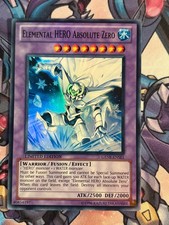 Elementarheld Absolute Zero GENE-ENSE1 Yugioh Karte Limited Edition