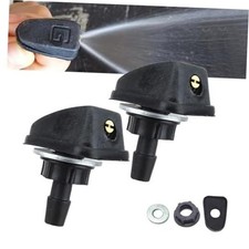 2 PCS Windshield Washer Nozzles, Adjustable Front Windshield Sprayer Nozzles,