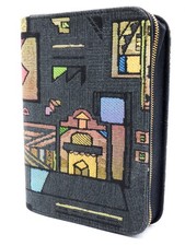 Kalos Gebetbuchhülle Stoff größere Ausgabe Reißverschluss katholisch anthrazit