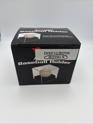 Baseball Holder Display Case BCW Autograph Stand Acrylic Storage Royals