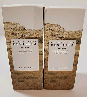 NEW SEALED 2X SKIN1004 Madagascar Centella Ampoule 100ml K-Beauty 3.38 oz 11/26
