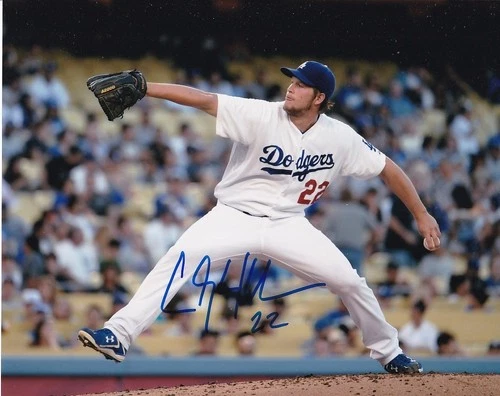 CLAYTON KERSHAW SIGNED AUTOGRAPH 8X10 PHOTO LOS ANGELES DODGERS