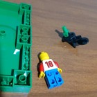 LEGO Red & Blue Soccer Minifigure  #18 From Set 3401 Spring Stand And Field Part — photo 9