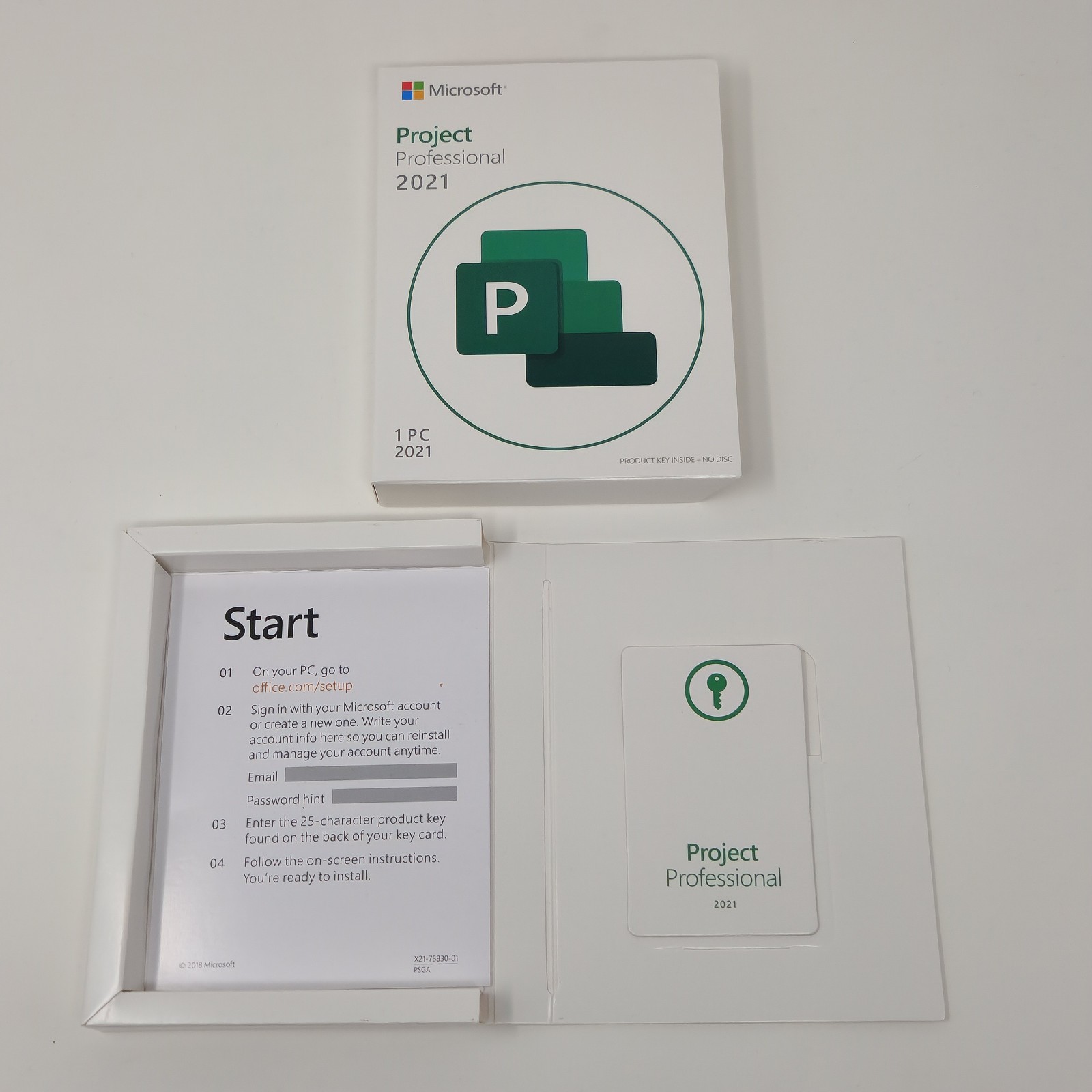 Microsoft Project 2021 Professional 1 User for PC License Retail Box ...