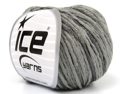 6-Skein Lot Summertime Yarn Viscose Cotton 6x50g/123m Light Grey