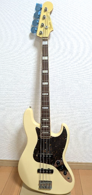 Fender Japan Jazz Bass JB66B Vintage White Block Inlay Matching