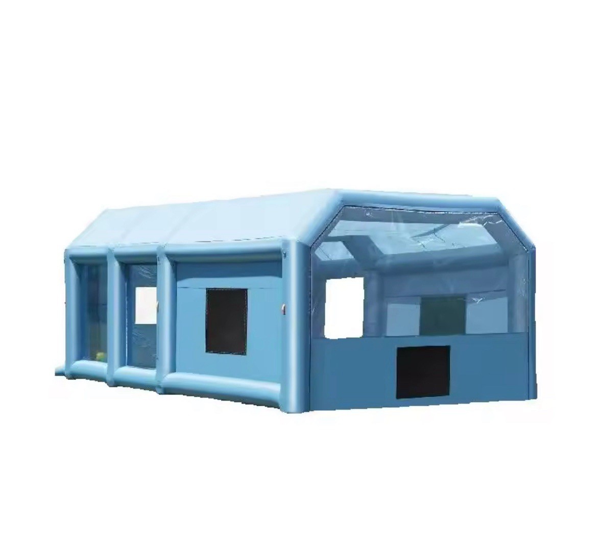 VEVOR Cabina Verniciatura Gonfiabile Tenda Verniciata 7 x 4 x 3 m 750W+480W