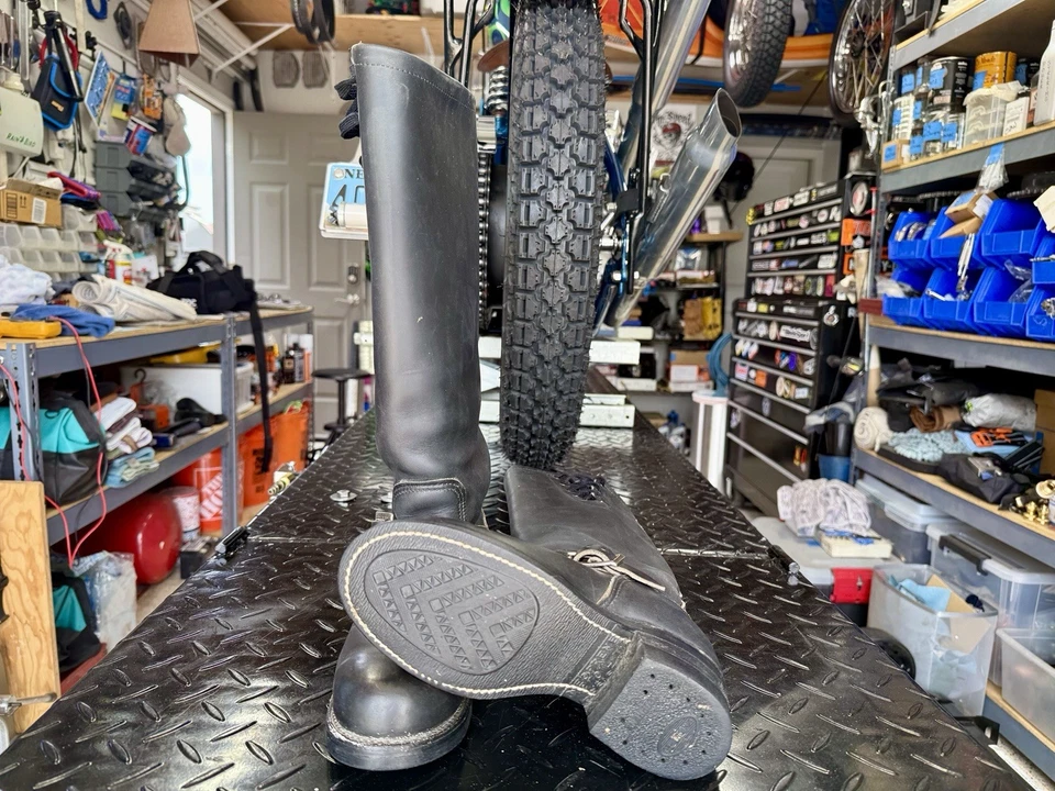 Botas de motocicleta de ingeniero “Nasty Feet” hechas por Chippewa - De colección 1979 Foto 3 de 4