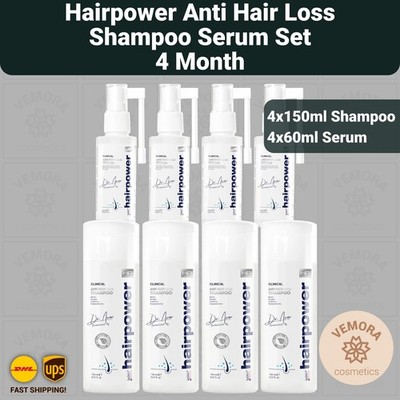 Hairpower After Hair Transplant Anti Hair Loss Shampoo And Serum Set 4 Month