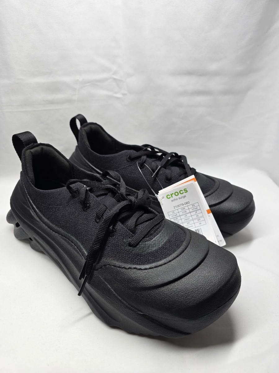 Crocs Echo Surge Unisex (Black/Black) Men's 7 Shoes 210079-060