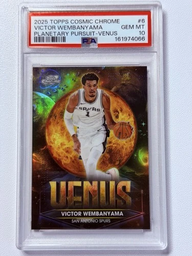 2025 Topps Cosmic Chrome Victor Wembanyama Venus (PSA 10)