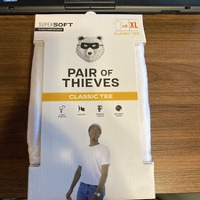 Pair Of Thieves NWT X2 Pkg Mens  Cloud Comfortable XL White Classic Tee Tagless 