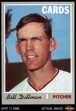 1970 Topps #386 Bill Dillman Cardinals 7 - NM