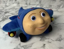 Vintage Stuffed 2000 Kidpower Jay Jay The Jet Plane 9” Plush Vinyl Face Retired