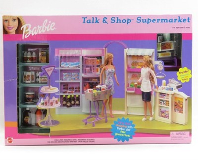 Barbie Talk & Shop Supermarket Play Set #67095-91 Mattel 2000 NRFB