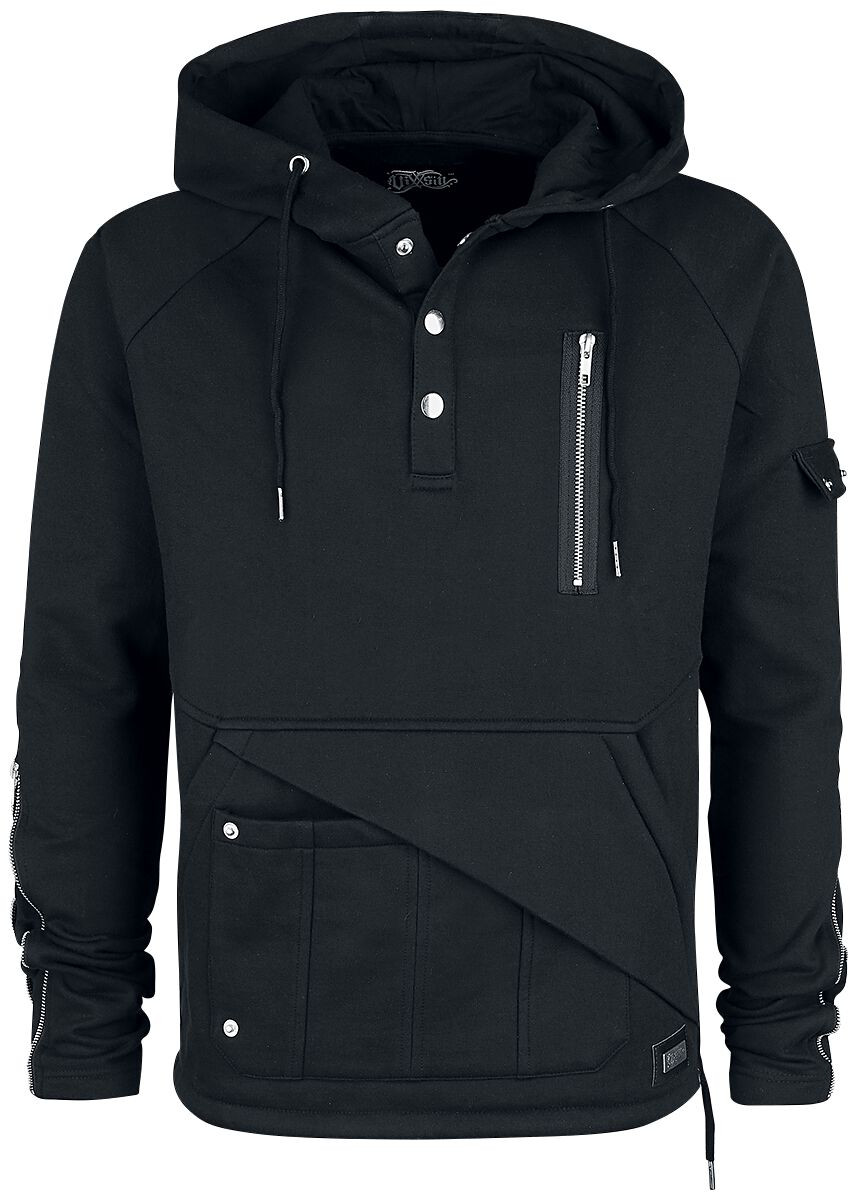 Vixxsin Kapuzenpullover - топ от Herren Faustus от schwarz Готическая, индустриальная, рок-одежда