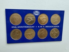1934 TEXAS 35TH ANNIVERSARY University Tokens RICE BAYLOR A&M ARKANSAS TEXAS TCU