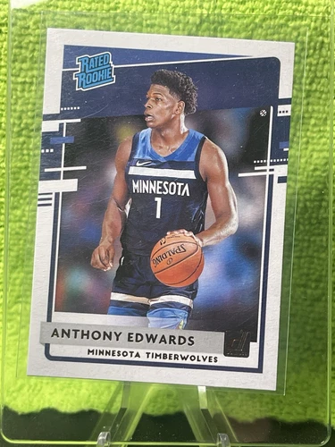 2020-21 Donruss Anthony Edwards Rated Rookie #201 Minnesota Timberwolves