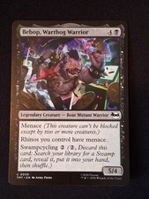 Bebop, Warthog Warrior - TMT -  NM - Magic the Gathering - MTG