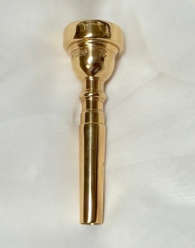BACH 3C 65-69  POST MT VERNON Trumpet mthp 27 throat GOLD PLATE